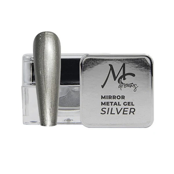 Dreams mirror metal gel Silver - 5ml