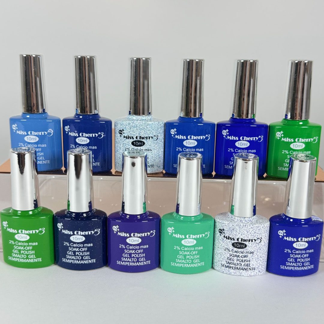 Gama D3 de colores Azules Variedad Miss Cherry.