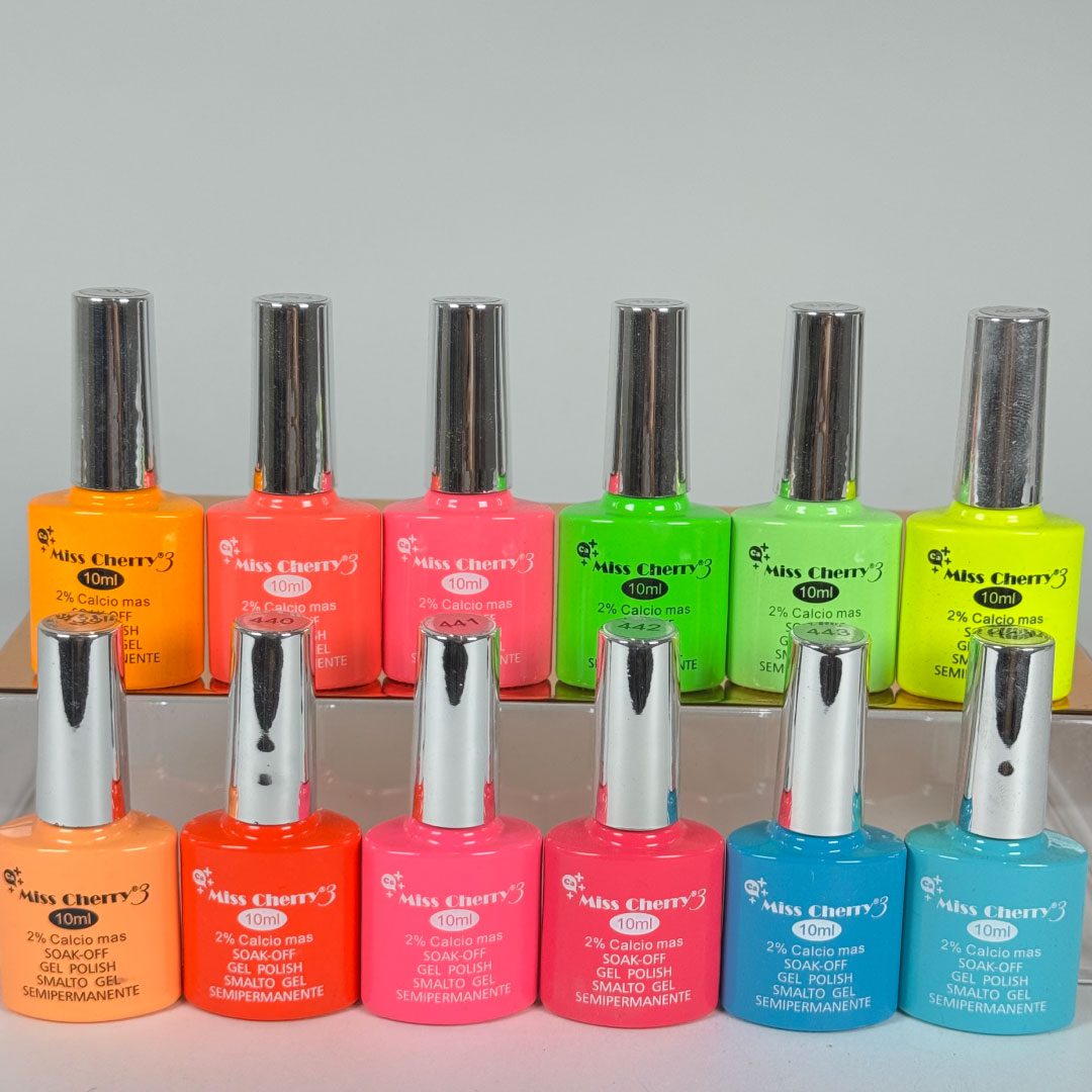 Gama de colores Fosforesentes - Neón Miss Cherry