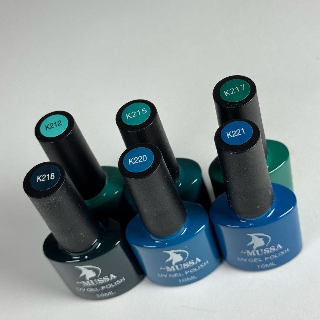 Gama Variedad Azul Verde Mussa