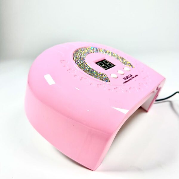 Lampara Rosa con Glitter 88w - Imagen 2