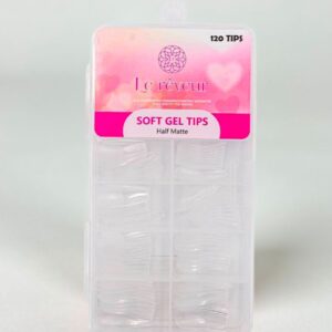 Tips de Soft Gel Cortos Coffin 120pz